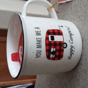 Holiday Time Reusable Coffe Mug Candle